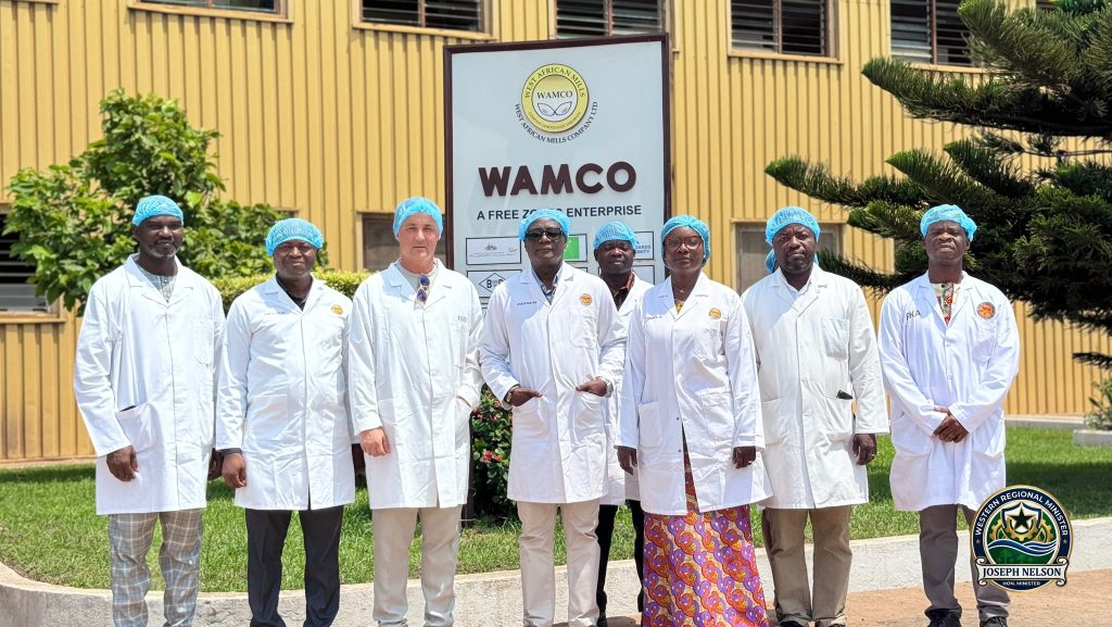 Read more about the article WESTERN REGIONAL MINISTER ASSESSES WAMCO’S READINESS FOR COCOA PROCESSING POLICY